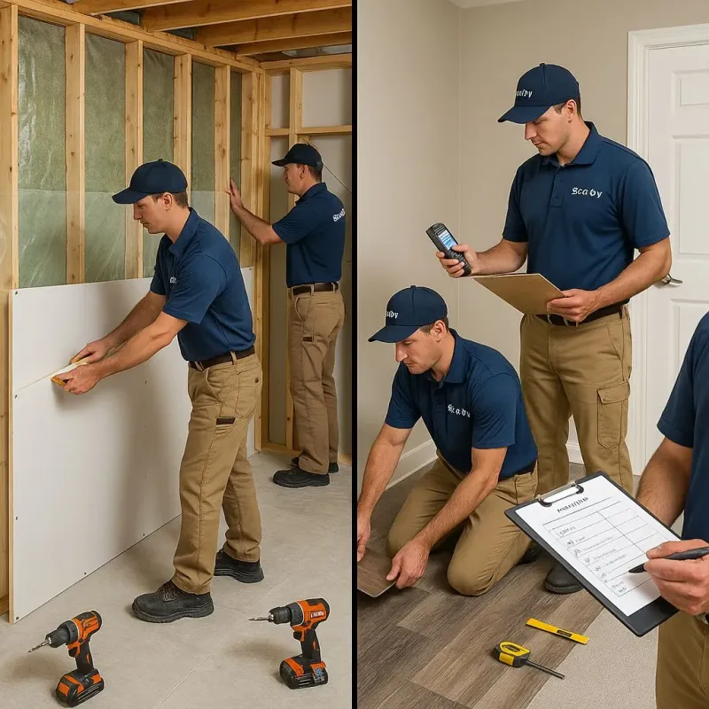 Repairs and Reconstruction process in Bell Acres, PA