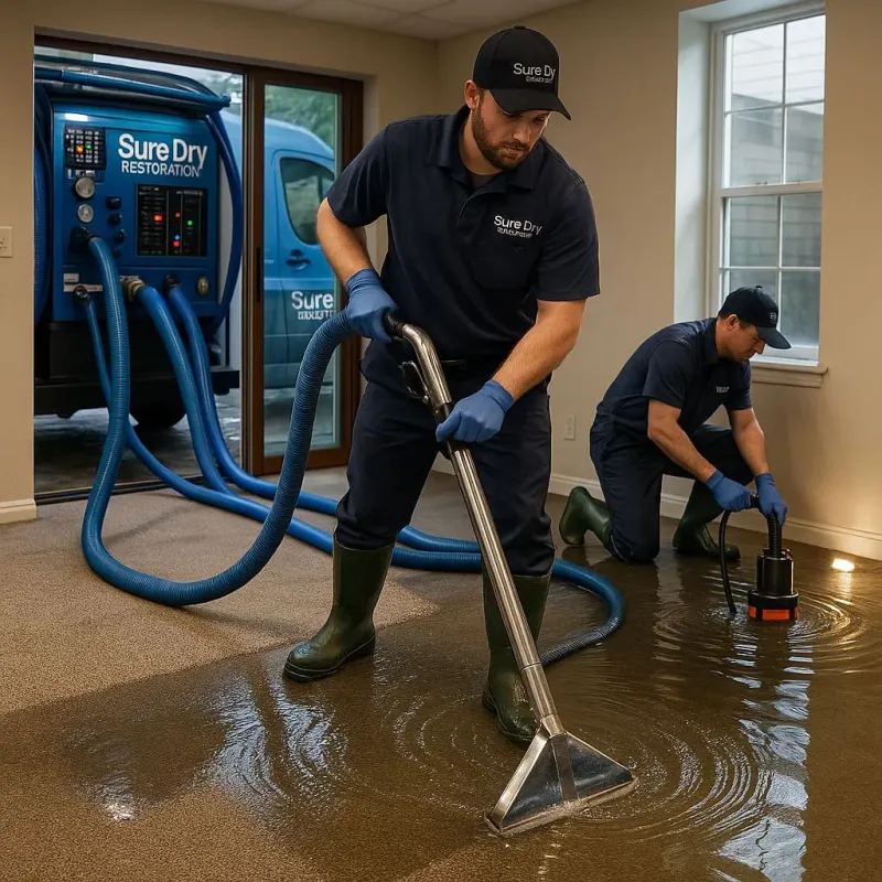Water Extraction and Removal process in Bell Acres, PA